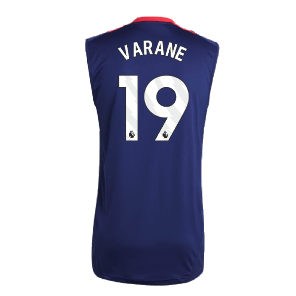 2024-2025 Man Utd Sleeveless Jersey (Night Indigo) (Varane 19)