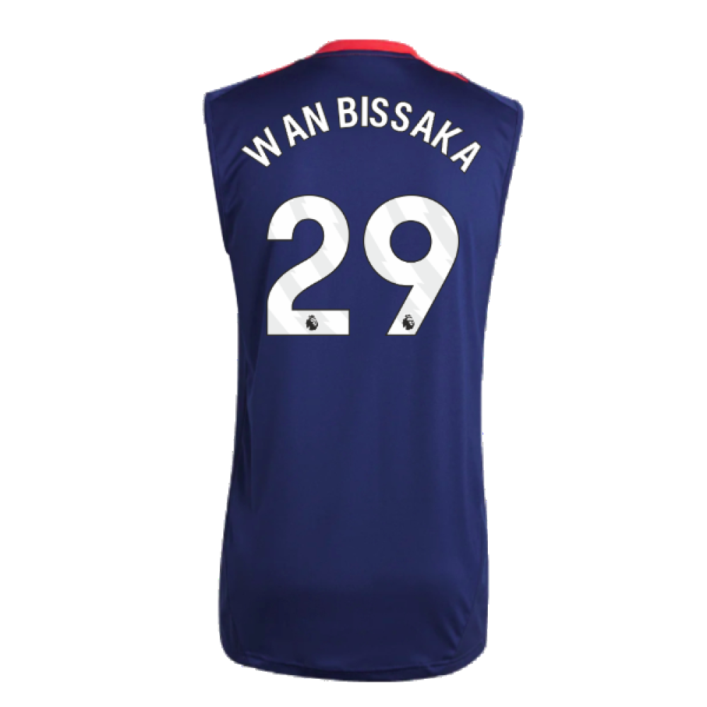 2024-2025 Man Utd Sleeveless Jersey (Night Indigo) (Wan Bissaka 29)