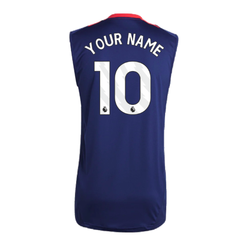 2024-2025 Man Utd Sleeveless Jersey (Night Indigo) (Your Name)