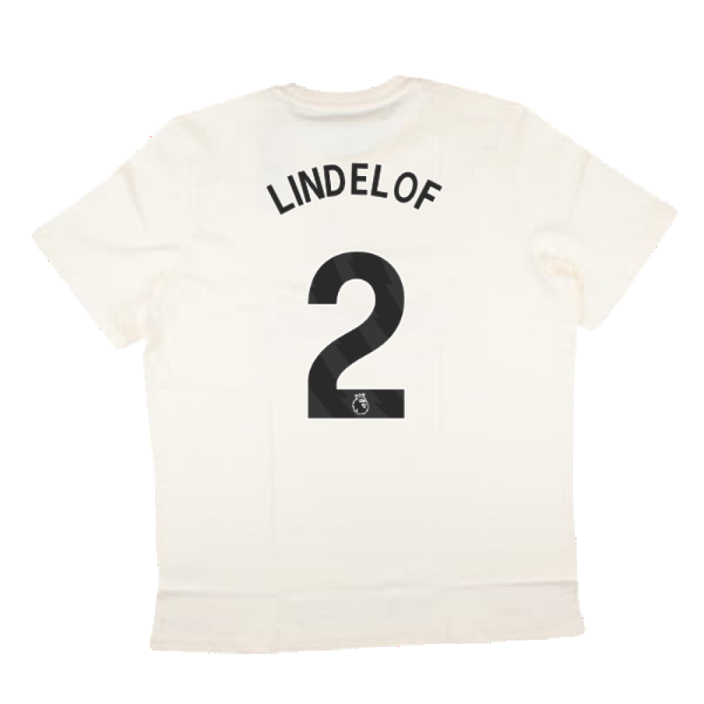 2024-2025 Man Utd SZN Graphic Tee (Cream White) (Lindelof 2)