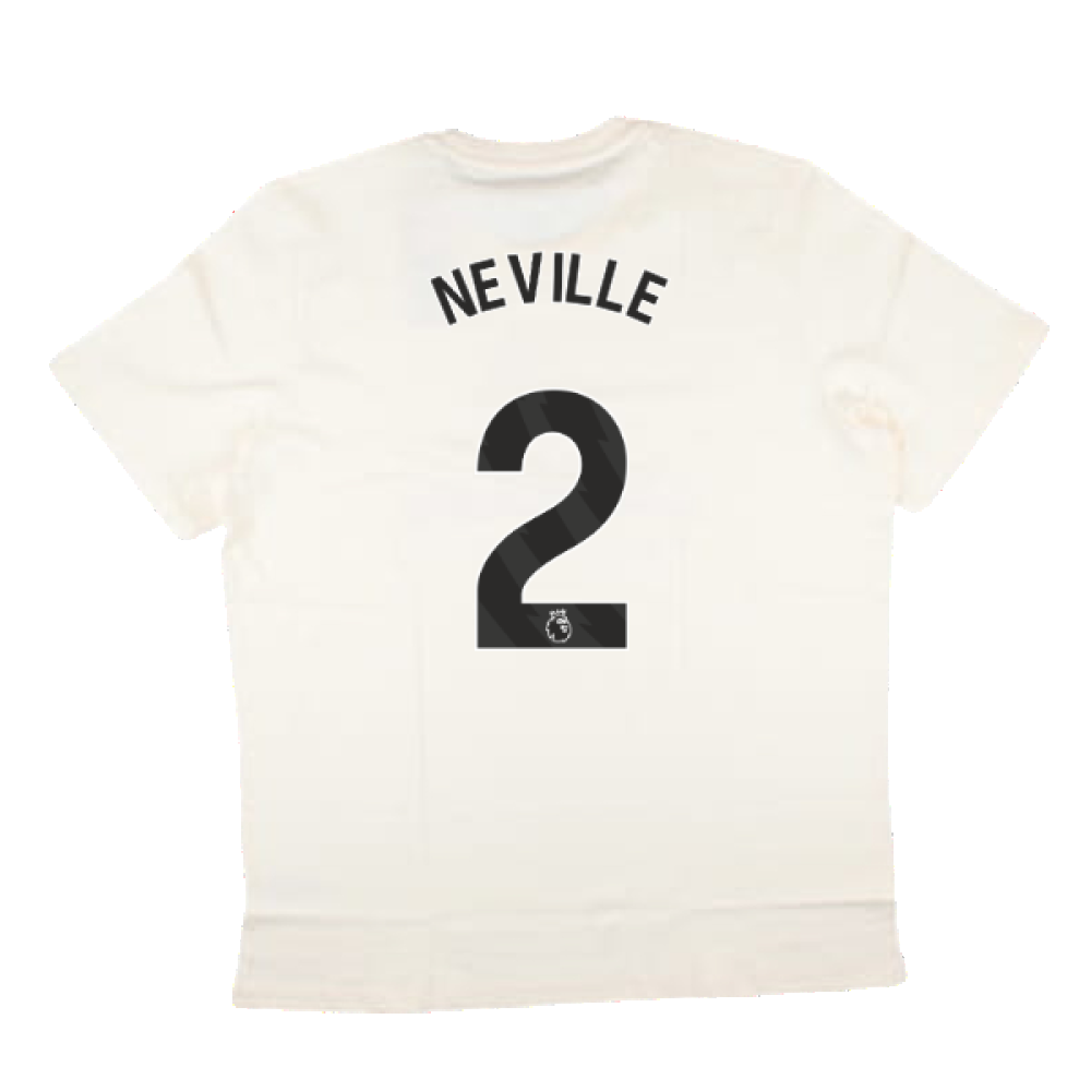 2024-2025 Man Utd SZN Graphic Tee (Cream White) (Neville 2)