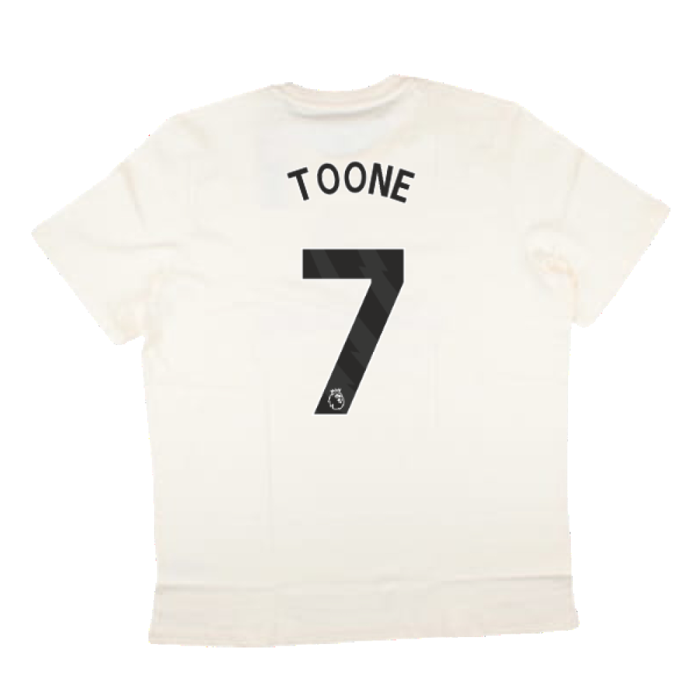 2024-2025 Man Utd SZN Graphic Tee (Cream White) (Toone 7)