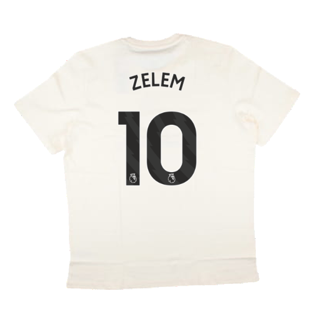 2024-2025 Man Utd SZN Graphic Tee (Cream White) (Zelem 10)