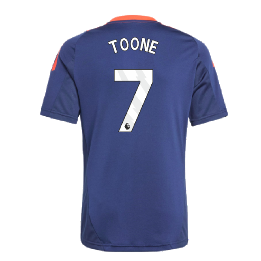 2024-2025 Man Utd Training Jersey (Night Indigo) - Kids (Toone 7)