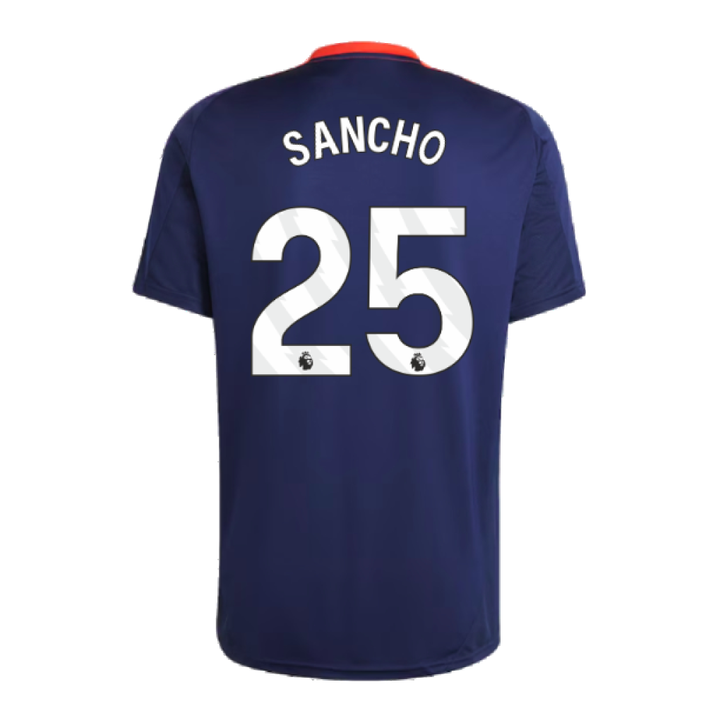 2024-2025 Man Utd Training Jersey (Night Indigo) (Sancho 25)