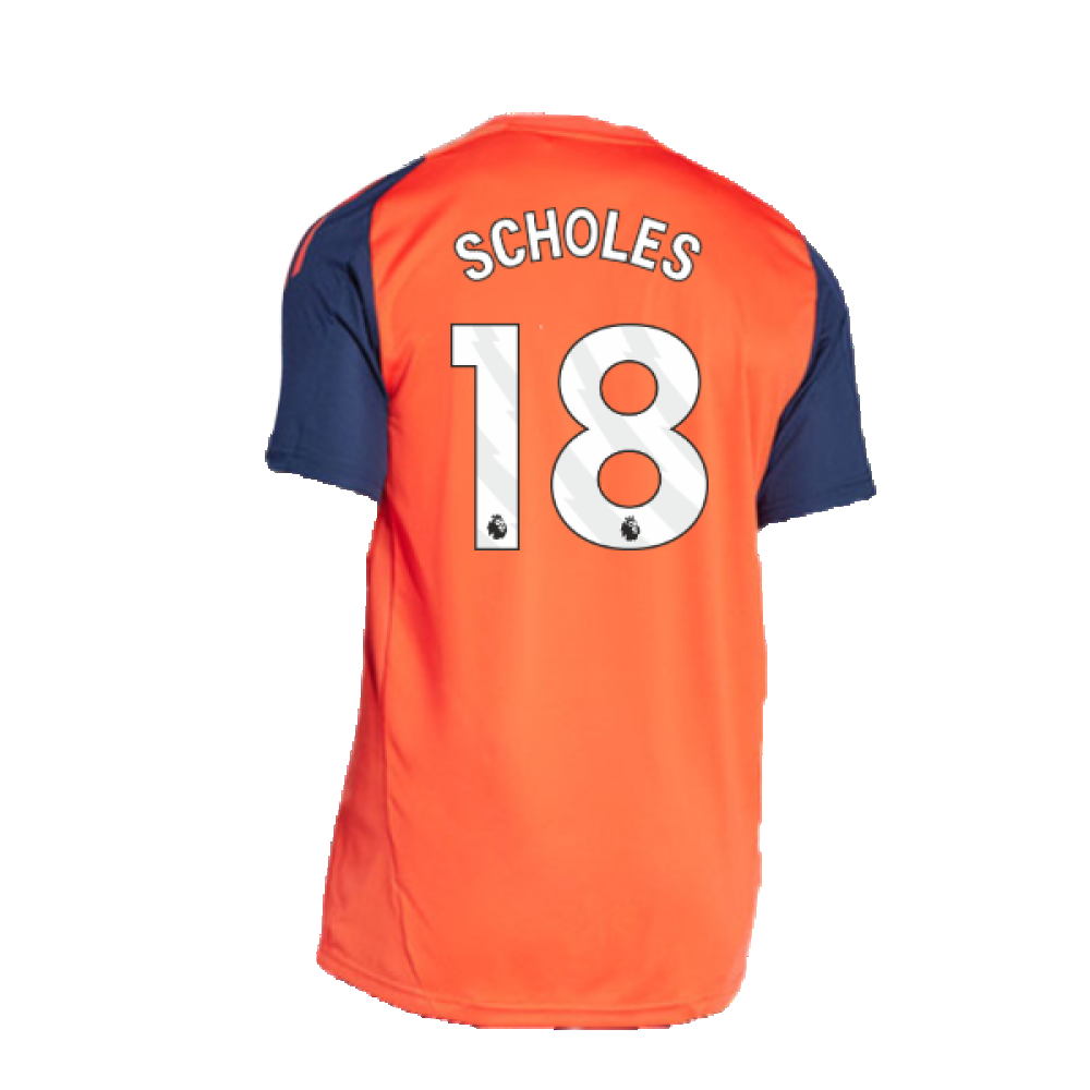 2024-2025 Man Utd Training Jersey (Red) (Scholes 18)