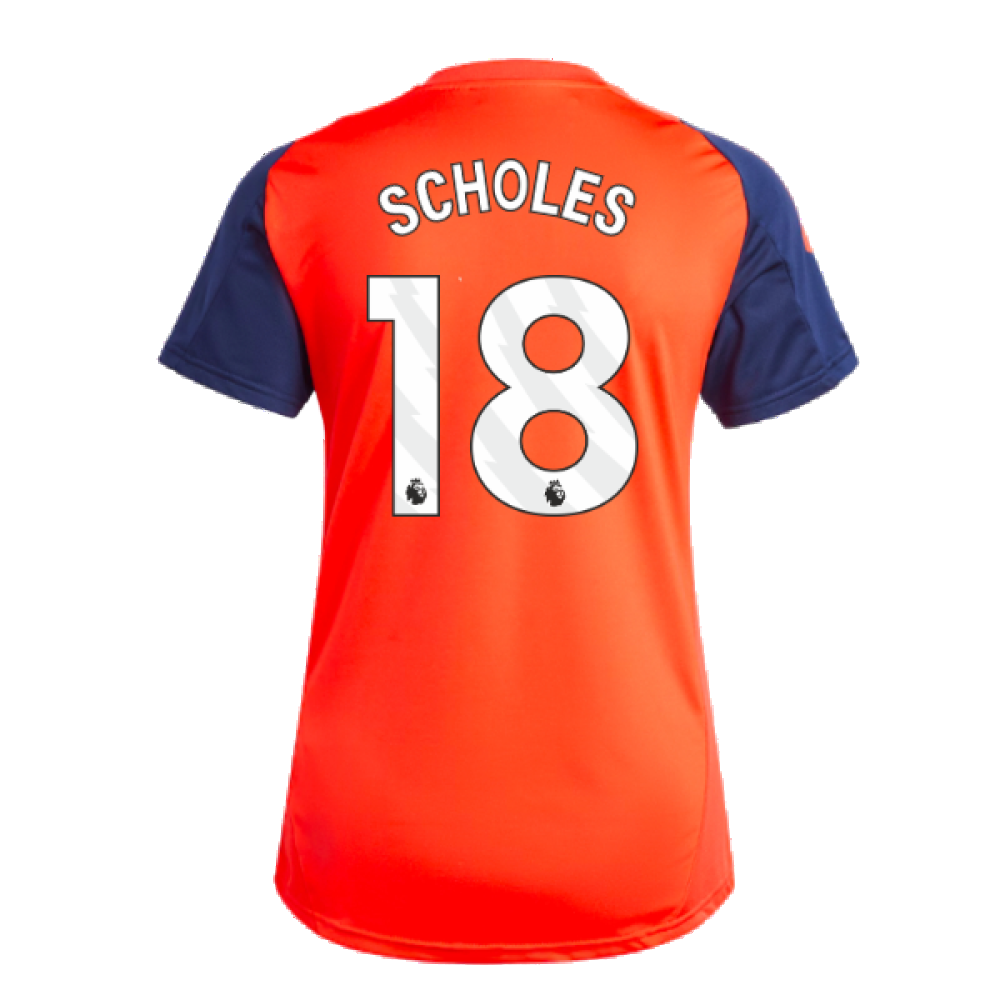 2024-2025 Man Utd Training Jersey (Red) - Womens (Scholes 18)