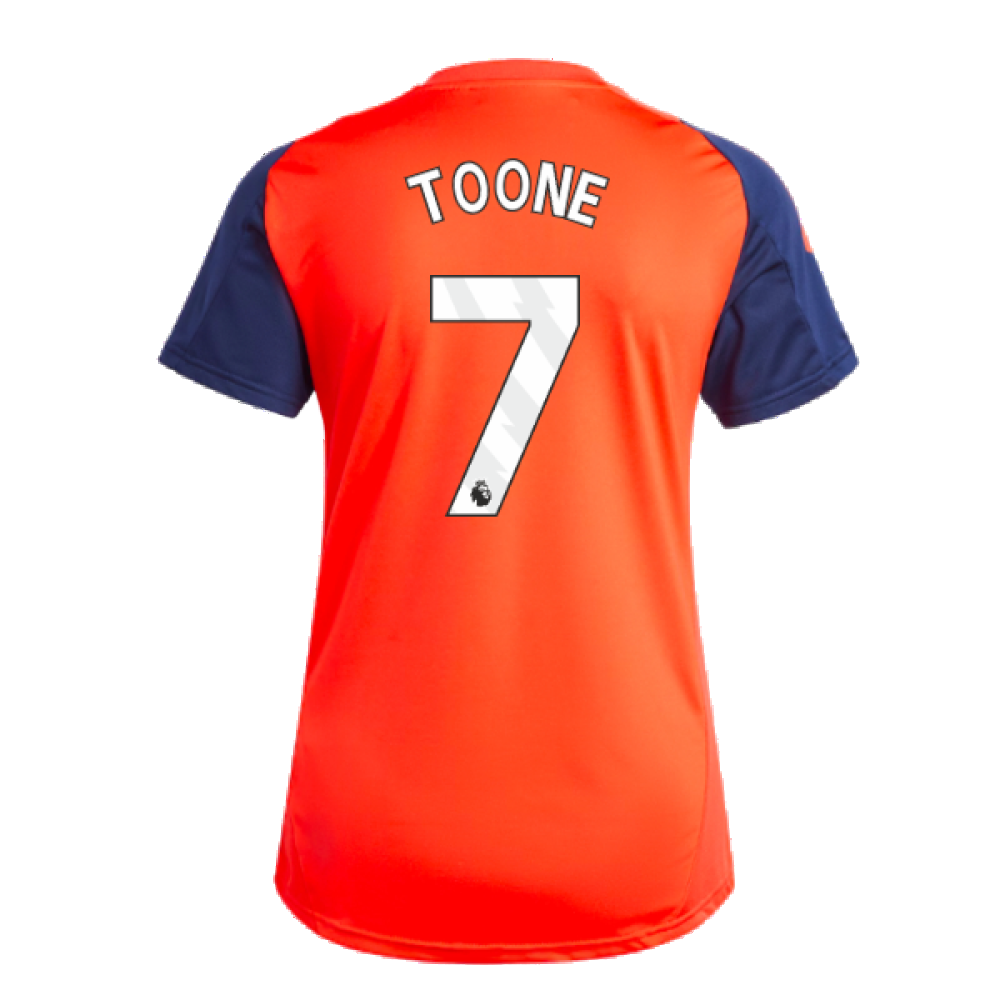 2024-2025 Man Utd Training Jersey (Red) - Womens (Toone 7)