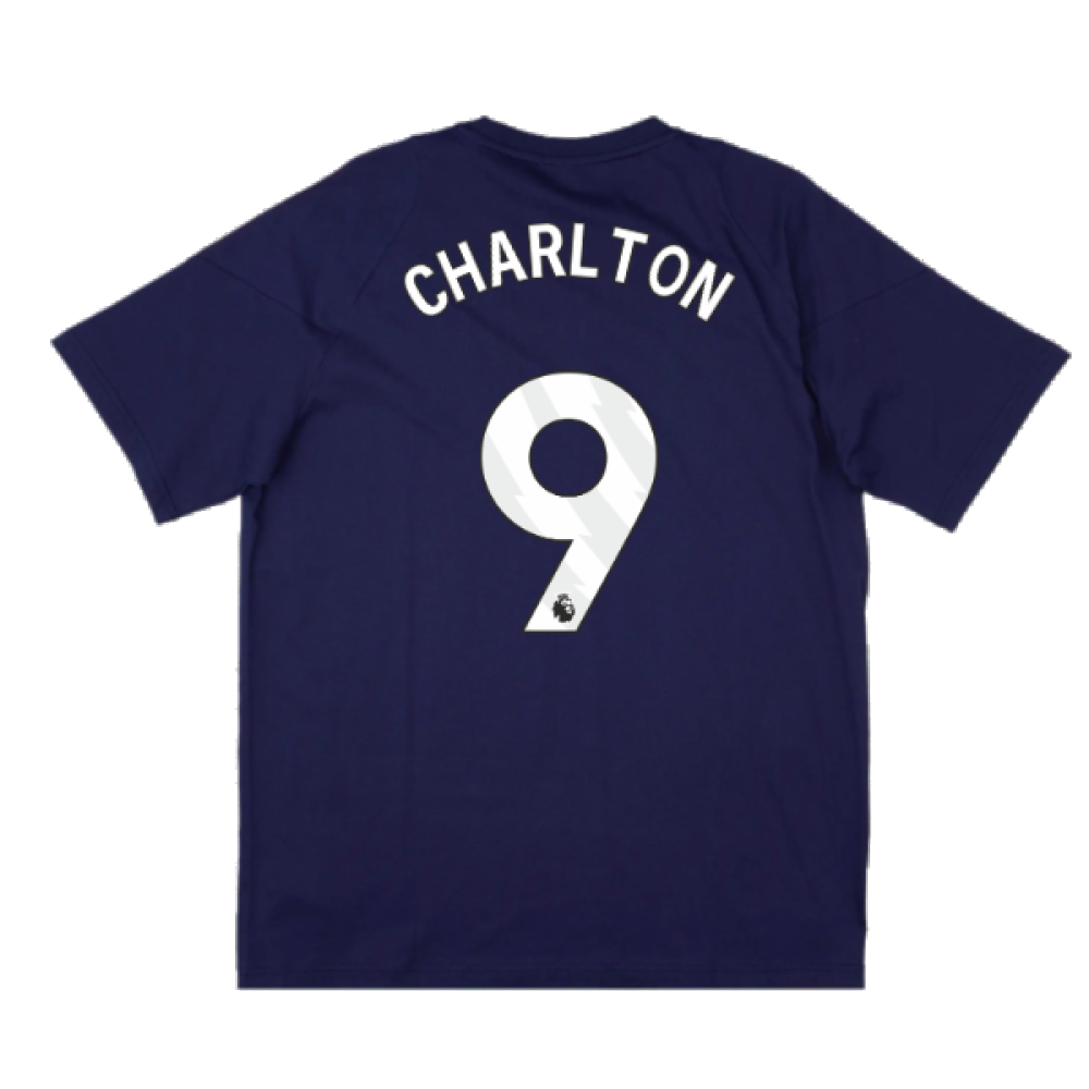 2024-2025 Man Utd Training Tee (Night Indigo) - Kids (Charlton 9)