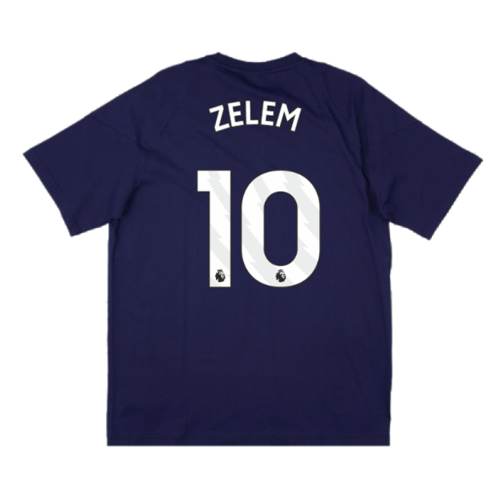 2024-2025 Man Utd Training Tee (Night Indigo) - Kids (Zelem 10)