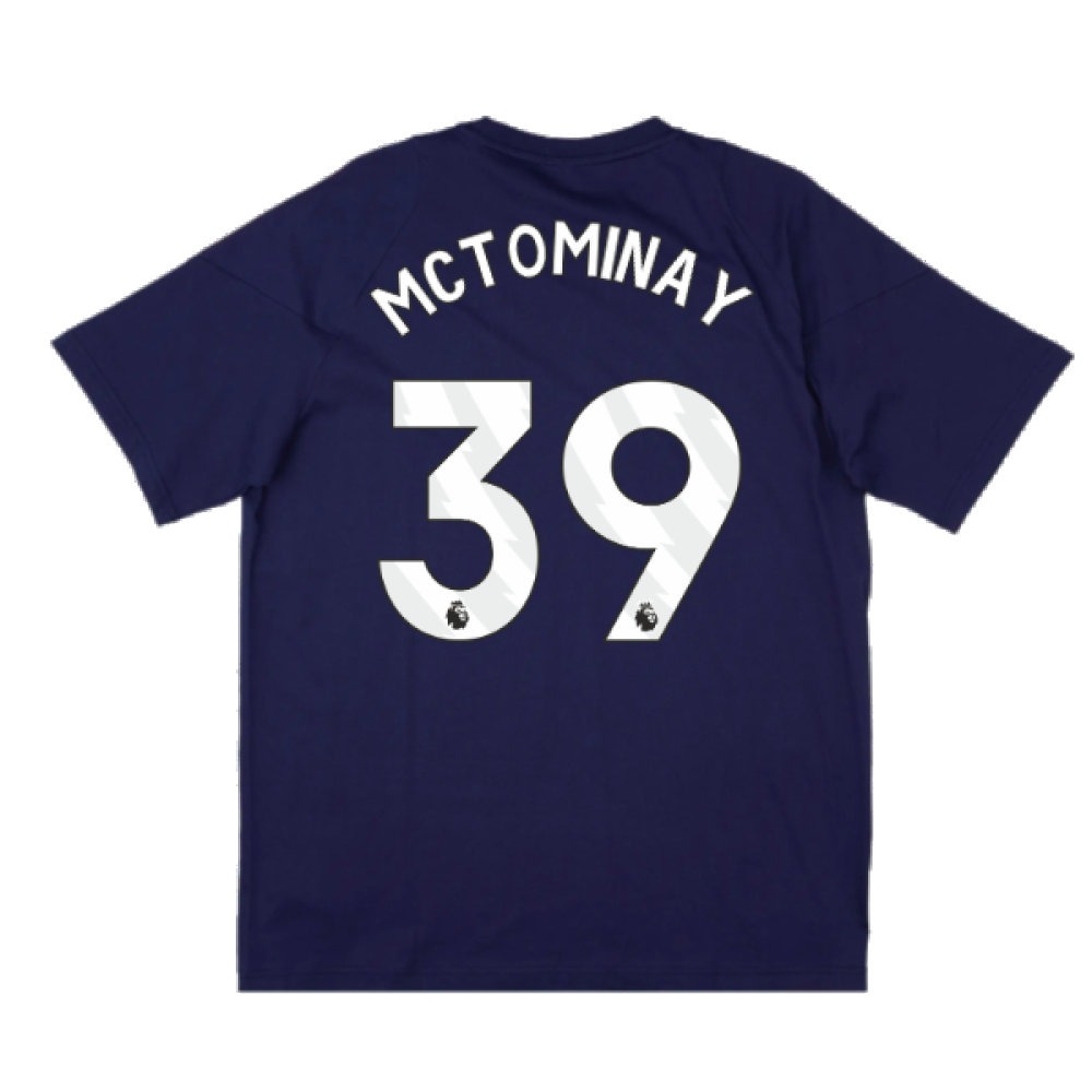 2024-2025 Man Utd Training Tee (Night Indigo) (McTominay 39)