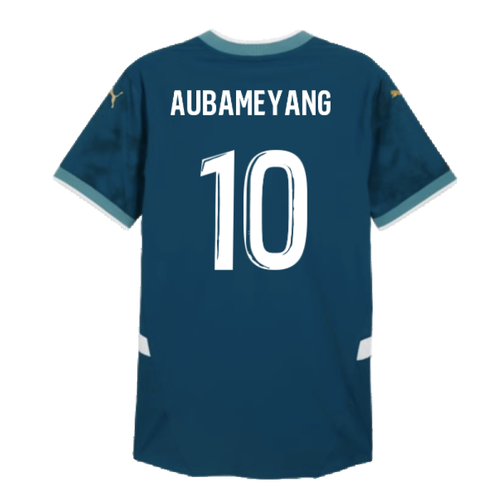 2024-2025 Marseille Away Authentic Shirt (Aubameyang 10)