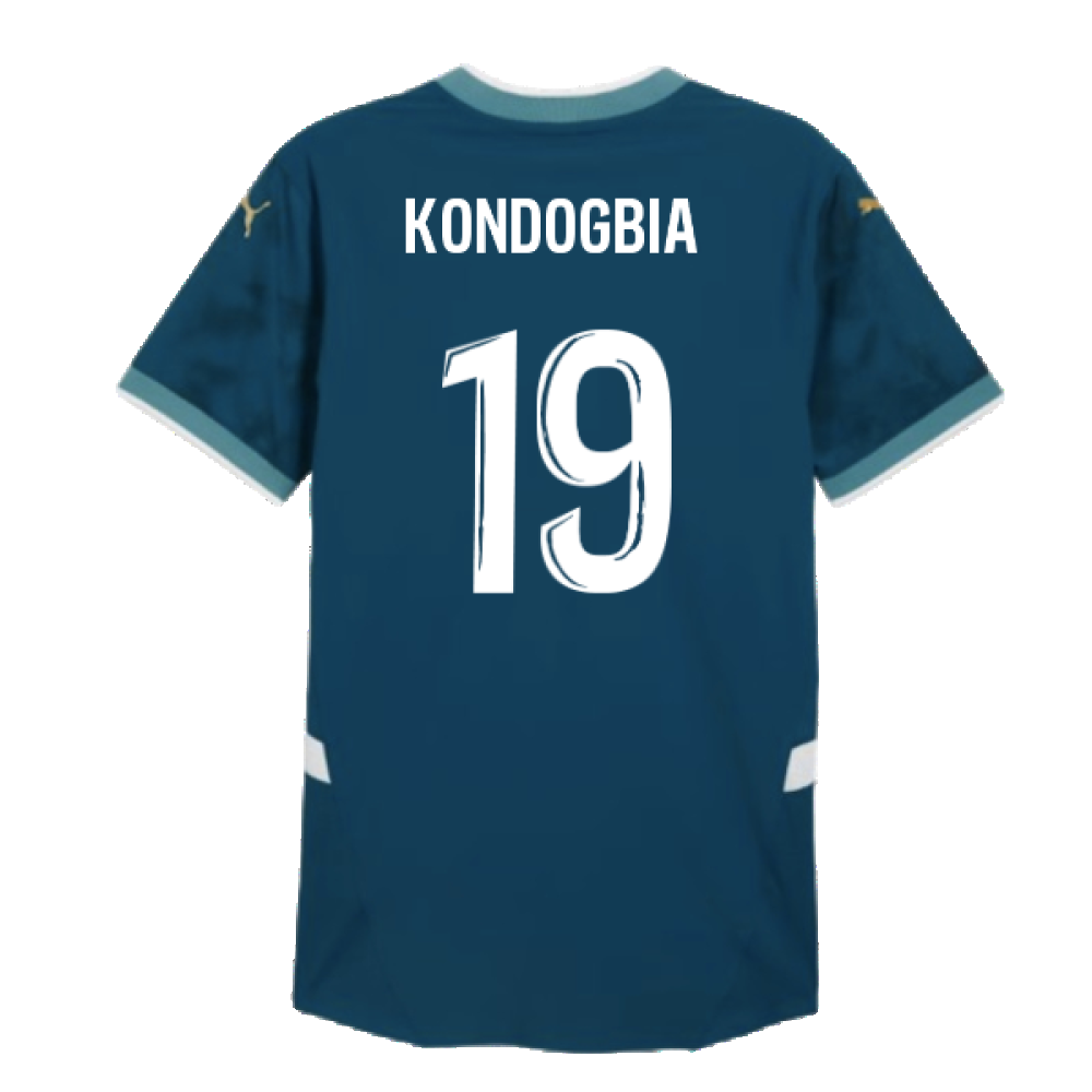 2024-2025 Marseille Away Authentic Shirt (Kondogbia 19)