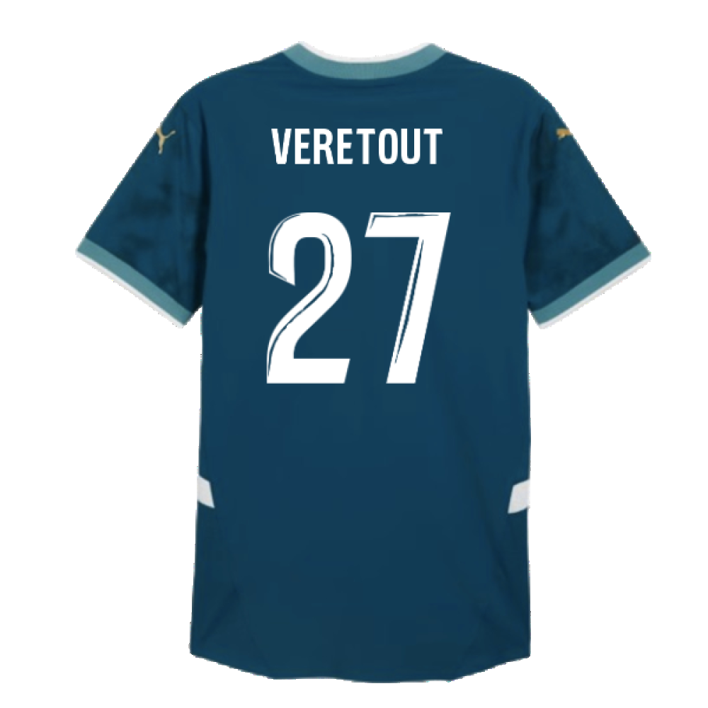 2024-2025 Marseille Away Authentic Shirt (Veretout 27)