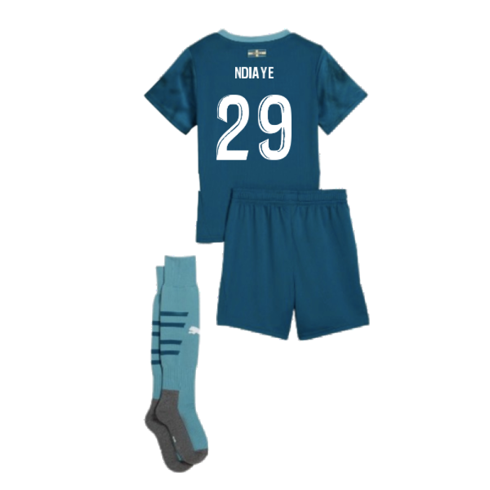 2024-2025 Marseille Away Mini Kit (Ndiaye 29)