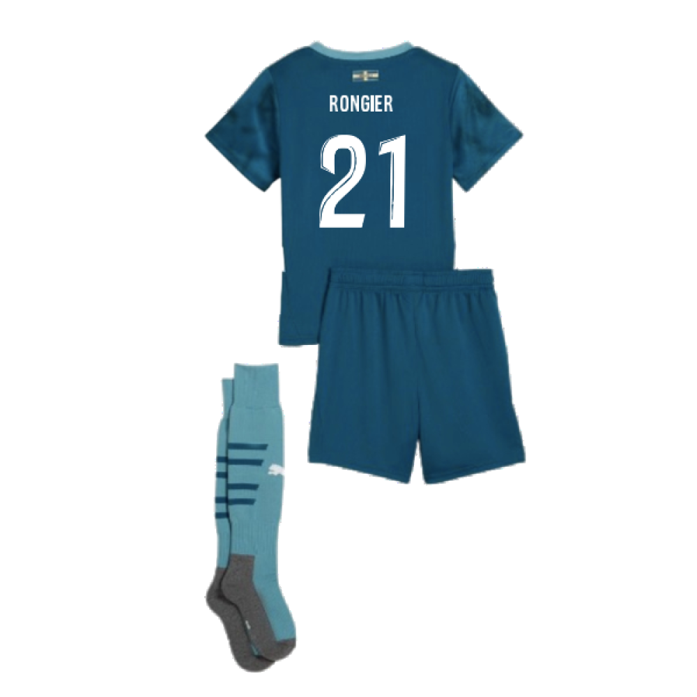 2024-2025 Marseille Away Mini Kit (Rongier 21)