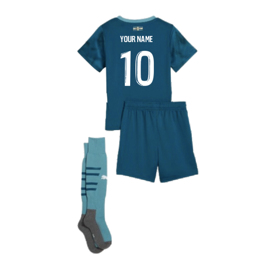 2024-2025 Marseille Away Mini Kit (Your Name)