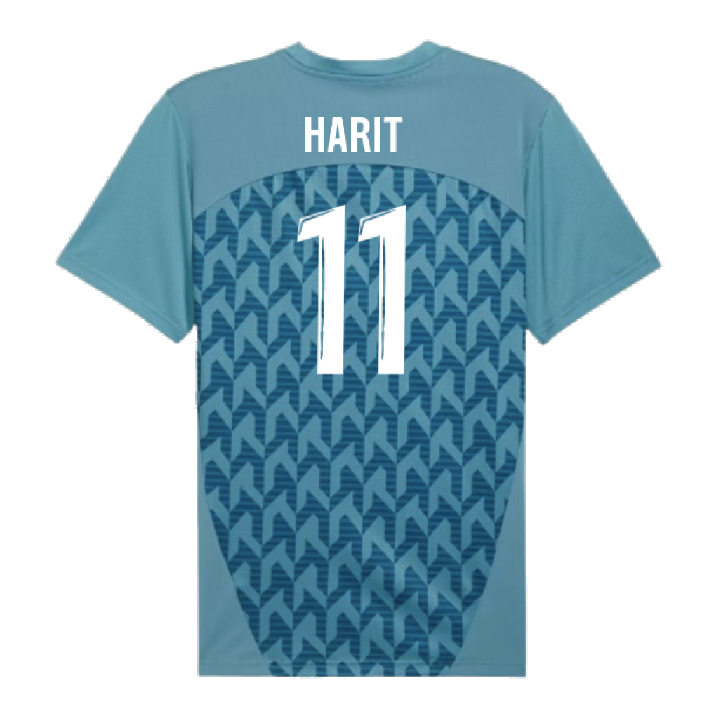 2024-2025 Marseille Pre-Match Shirt (Bold Blue) (Harit 11)