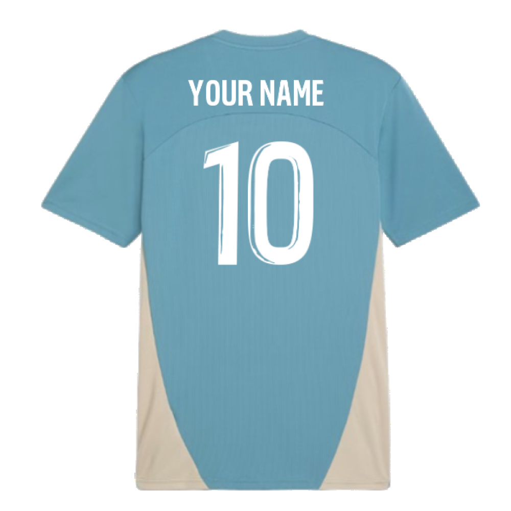 2024-2025 Marseille Training Shirt (Bold Blue) (Your Name)