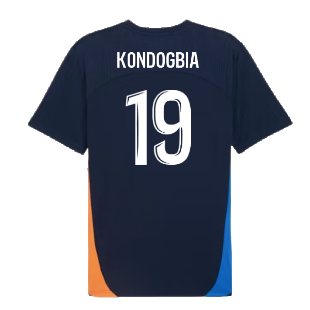 2024-2025 Marseille Training Shirt (Club Navy) (Kondogbia 19)