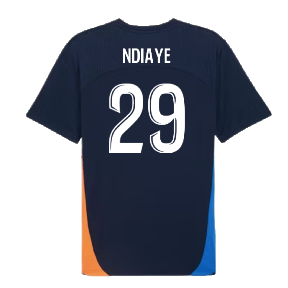 2024-2025 Marseille Training Shirt (Club Navy) (Ndiaye 29)