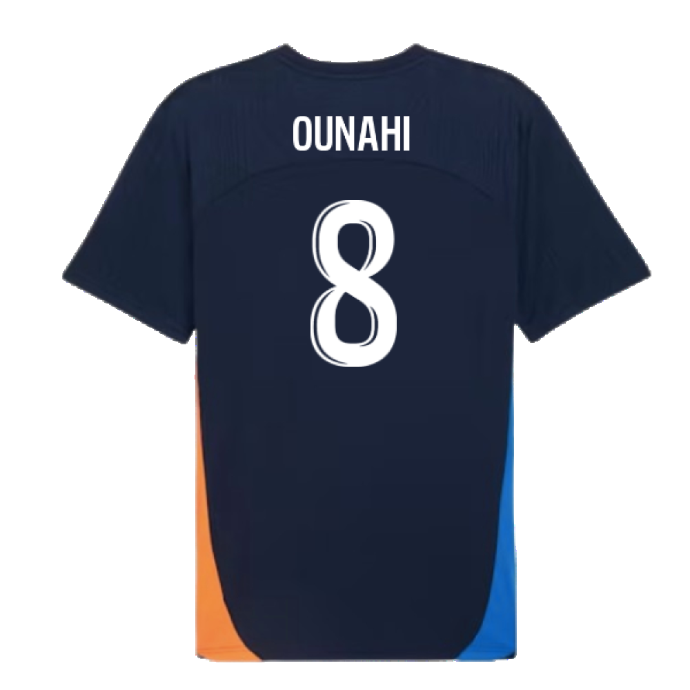 2024-2025 Marseille Training Shirt (Club Navy) (Ounahi 8)