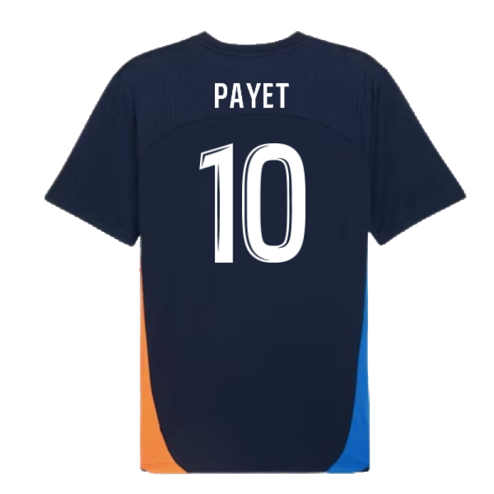 2024-2025 Marseille Training Shirt (Club Navy) (Payet 10)