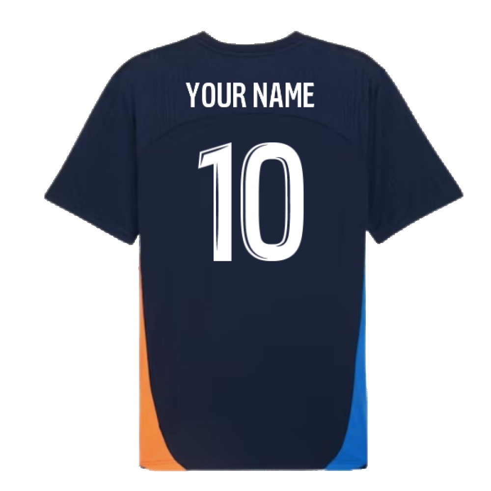 2024-2025 Marseille Training Shirt (Club Navy) (Your Name)