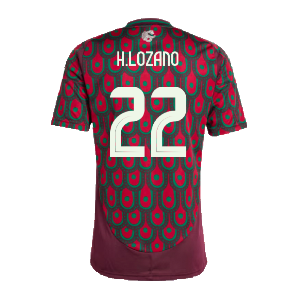 2024-2025 Mexico Home Shirt (H.LOZANO 22)