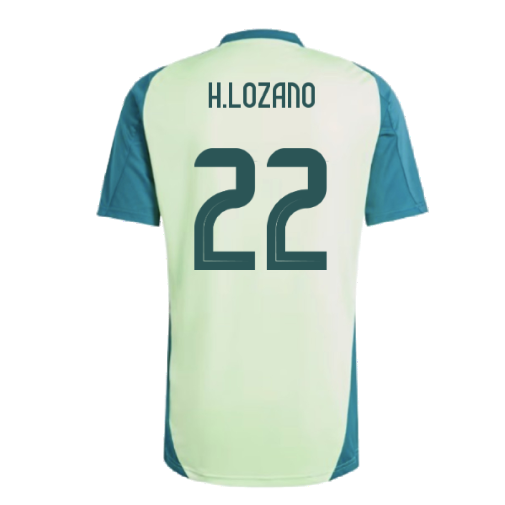 2024-2025 Mexico Training Jersey (Green) (H.LOZANO 22)