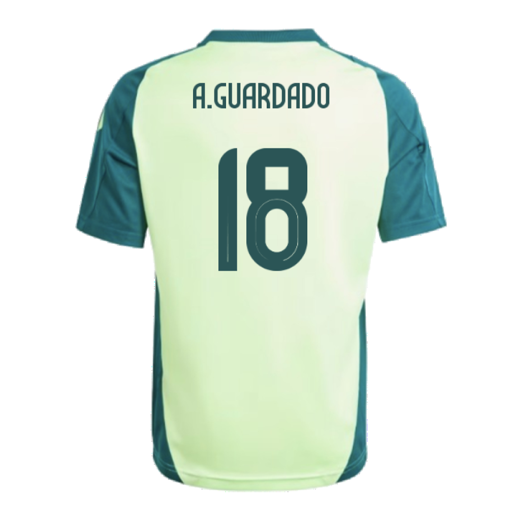 2024-2025 Mexico Training Jersey (Green) - Kids (A.GUARDADO 18)