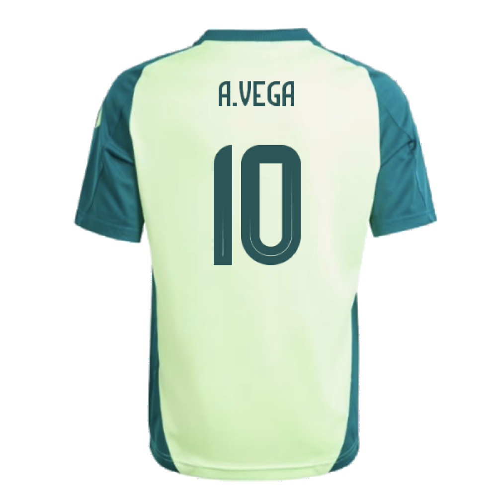 2024-2025 Mexico Training Jersey (Green) - Kids (A.VEGA 10)