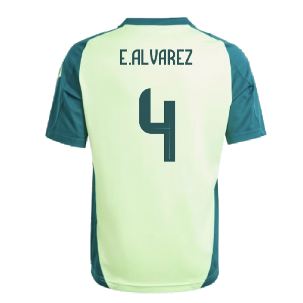 2024-2025 Mexico Training Jersey (Green) - Kids (E.ALVAREZ 4)