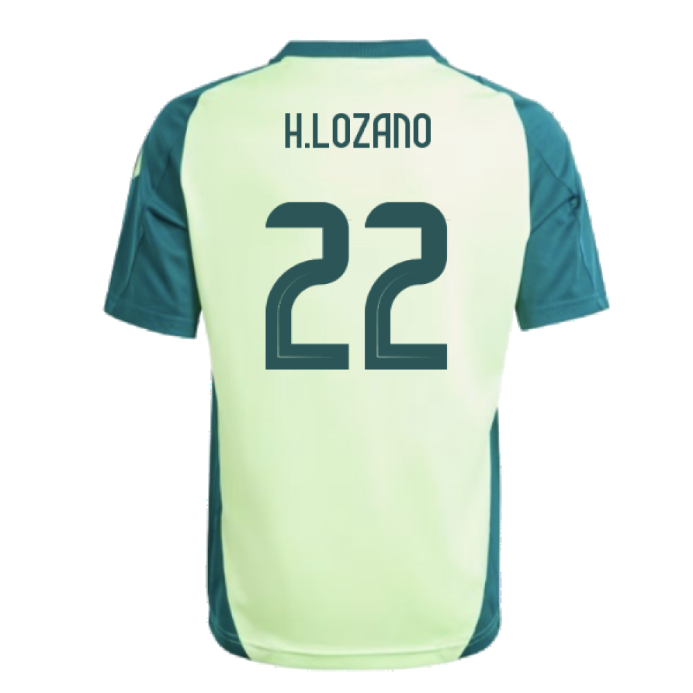 2024-2025 Mexico Training Jersey (Green) - Kids (H.LOZANO 22)