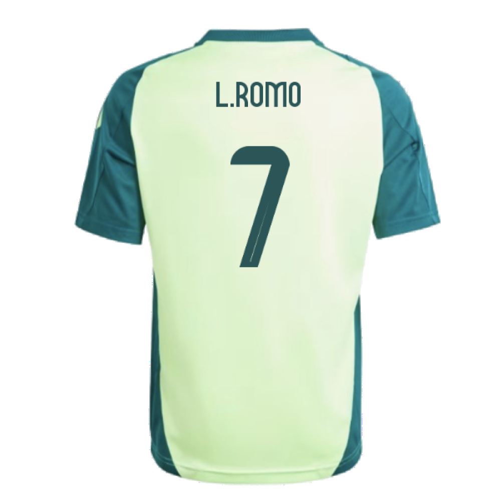 2024-2025 Mexico Training Jersey (Green) - Kids (L.ROMO 7)