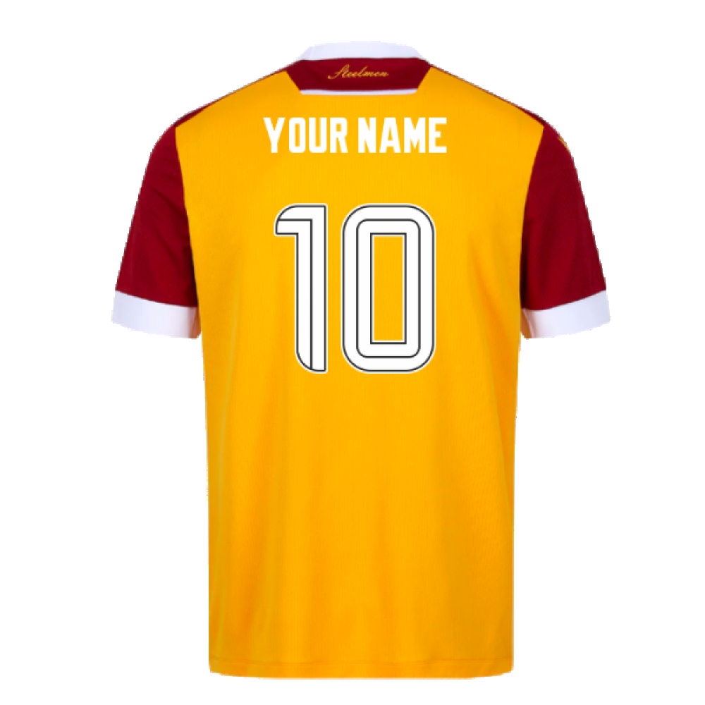 2024-2025 Motherwell Home Shirt (Your Name)