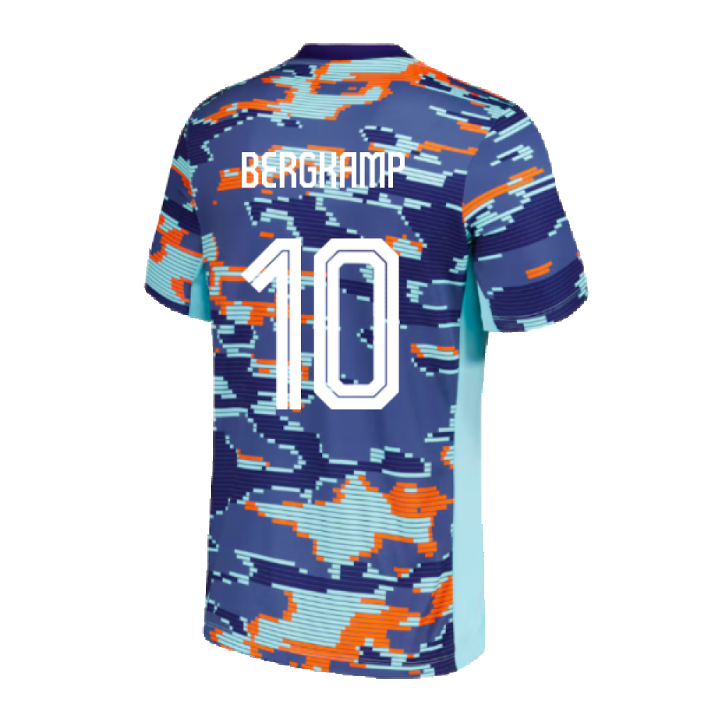 2024-2025 Netherlands Academy Pro Pre-Match Shirt (Blue) (Bergkamp 10)