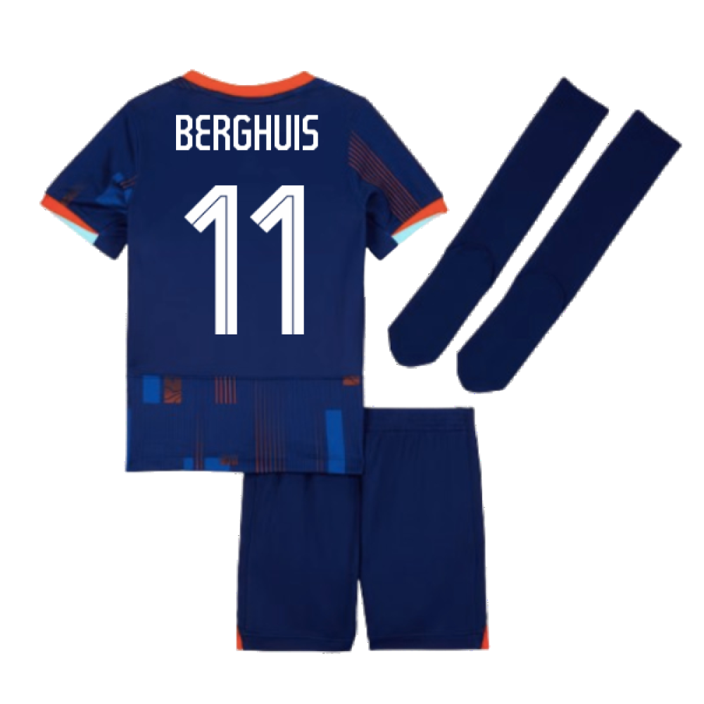 2024-2025 Netherlands Away Mini Kit (Berghuis 11)