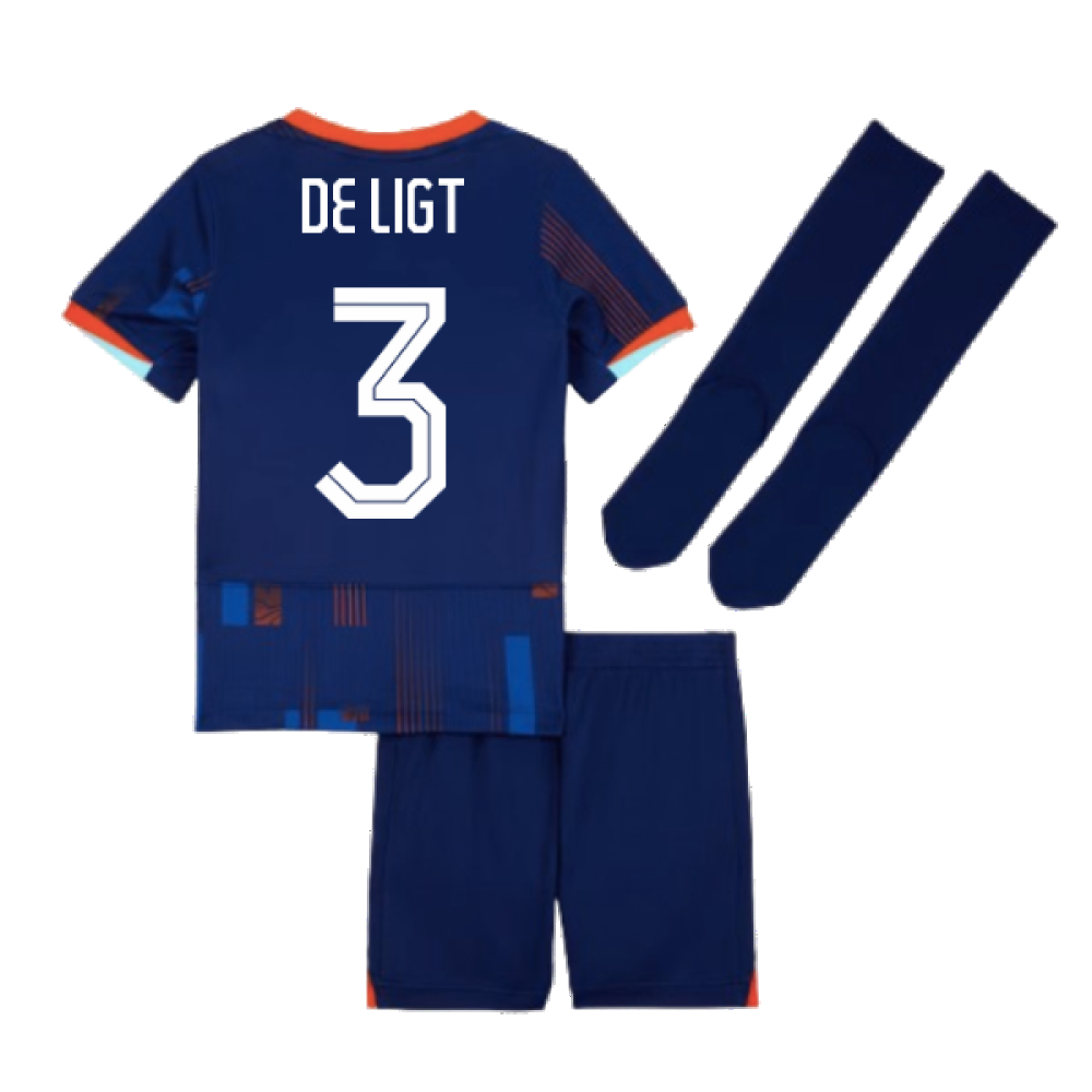 2024-2025 Netherlands Away Mini Kit (De Ligt 3)