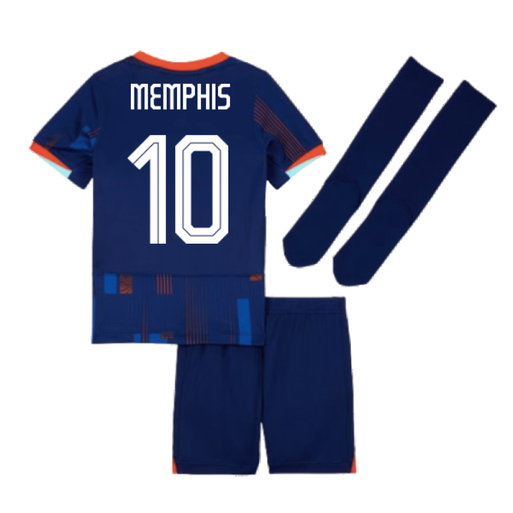 2024-2025 Netherlands Away Mini Kit (Memphis 10)