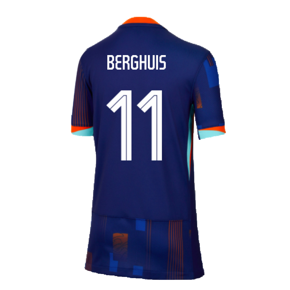 2024-2025 Netherlands Away Shirt (Kids) (Berghuis 11)