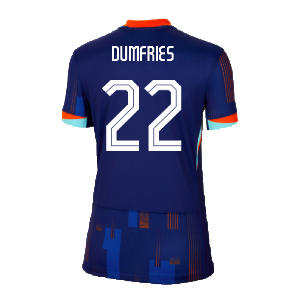 2024-2025 Netherlands Away Shirt (Womens) (Dumfries 22)