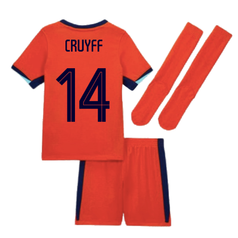 2024-2025 Netherlands Home Mini Kit (Cruyff 14)