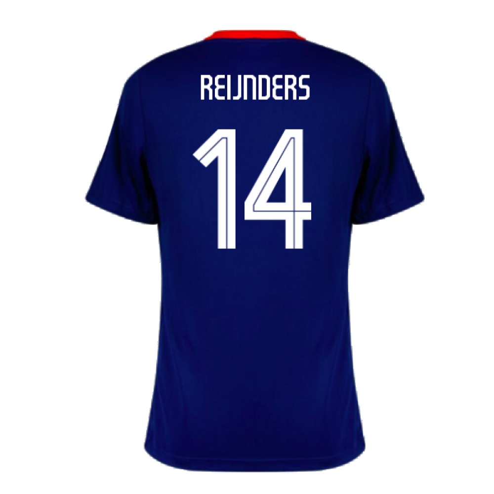 2024-2025 Netherlands Strike Dri-Fit Training Shirt (Royal) (Reijnders 14)