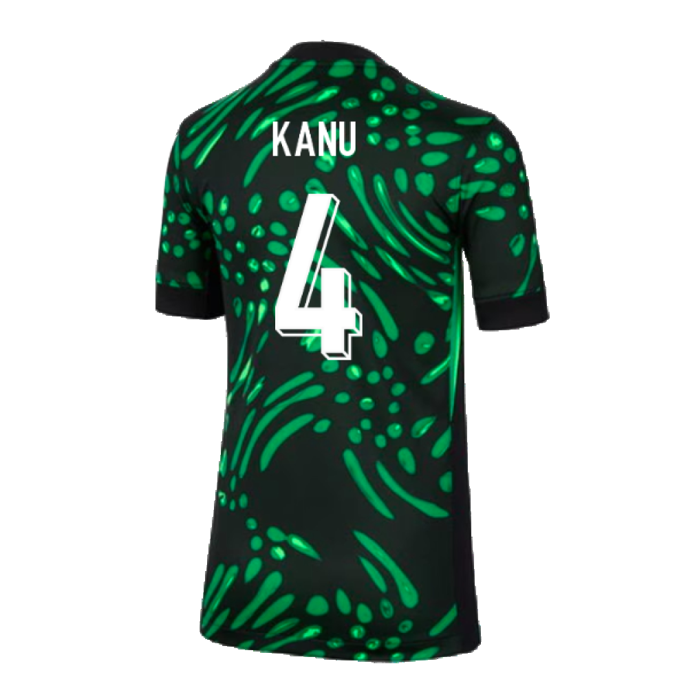 2024-2025 Nigeria Away Shirt (Kids) (Kanu 4)
