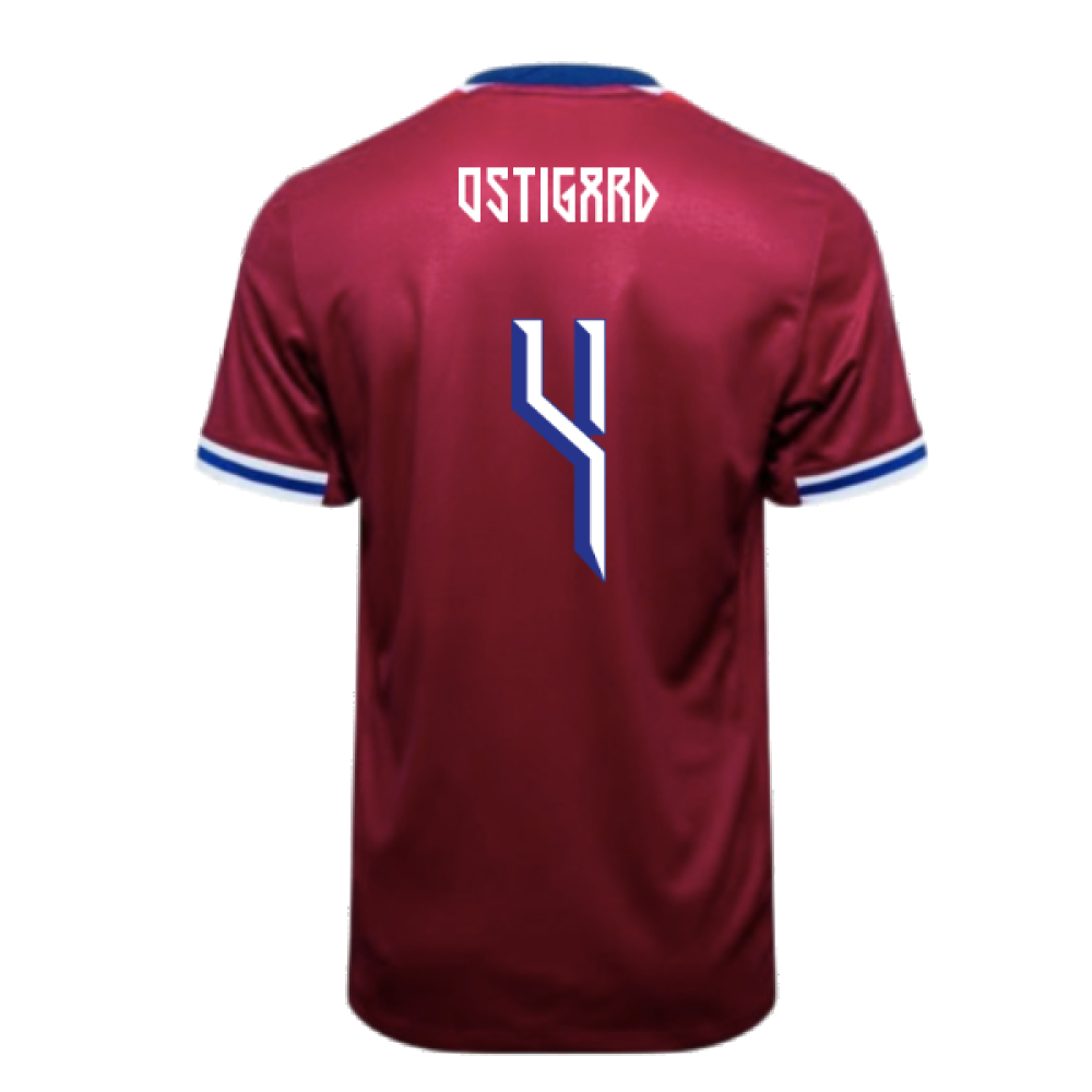 2024-2025 Norway Home Shirt (OSTIGARD 4)