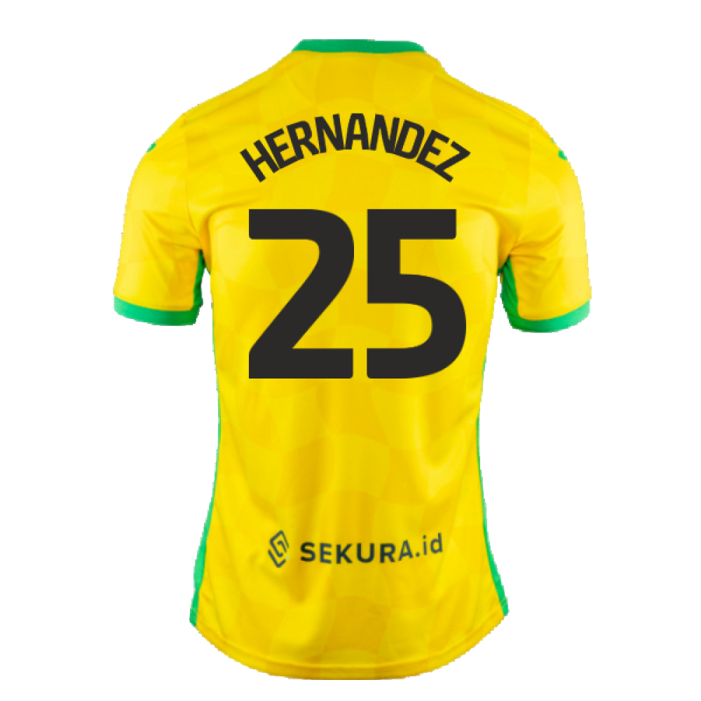 2024-2025 Norwich Home Shirt (Hernandez 25)