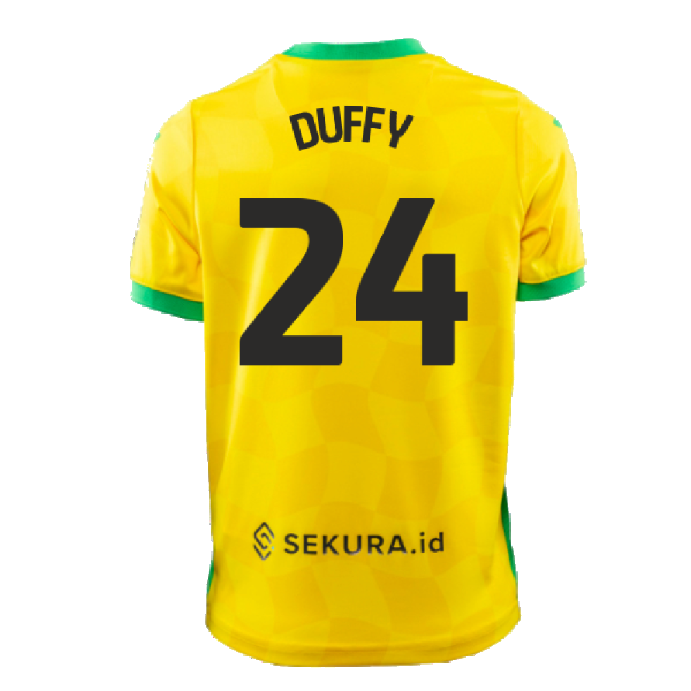 2024-2025 Norwich Home Shirt (Kids) (Duffy 24)