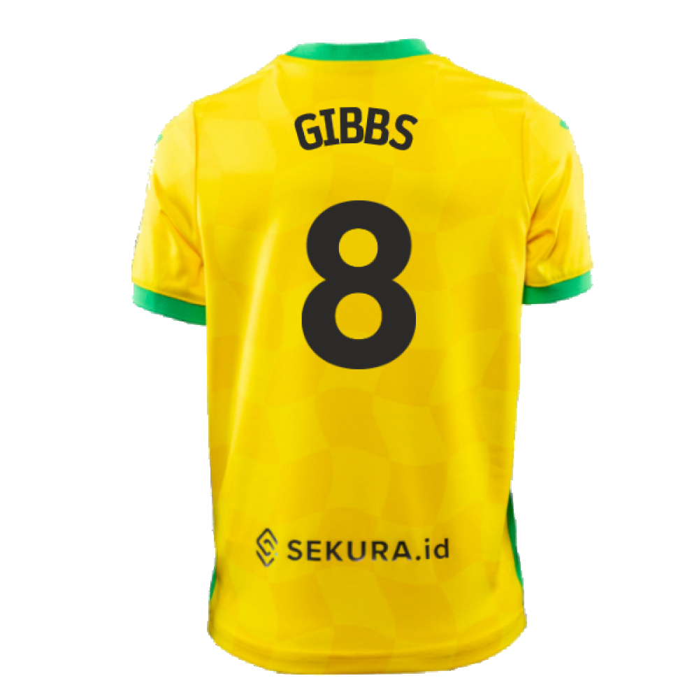 2024-2025 Norwich Home Shirt (Kids) (Gibbs 8)