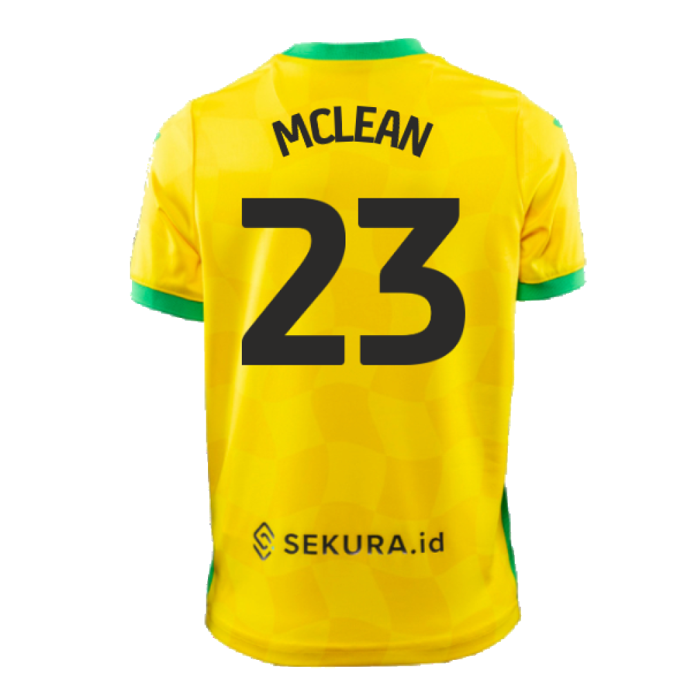 2024-2025 Norwich Home Shirt (Kids) (McLean 23)